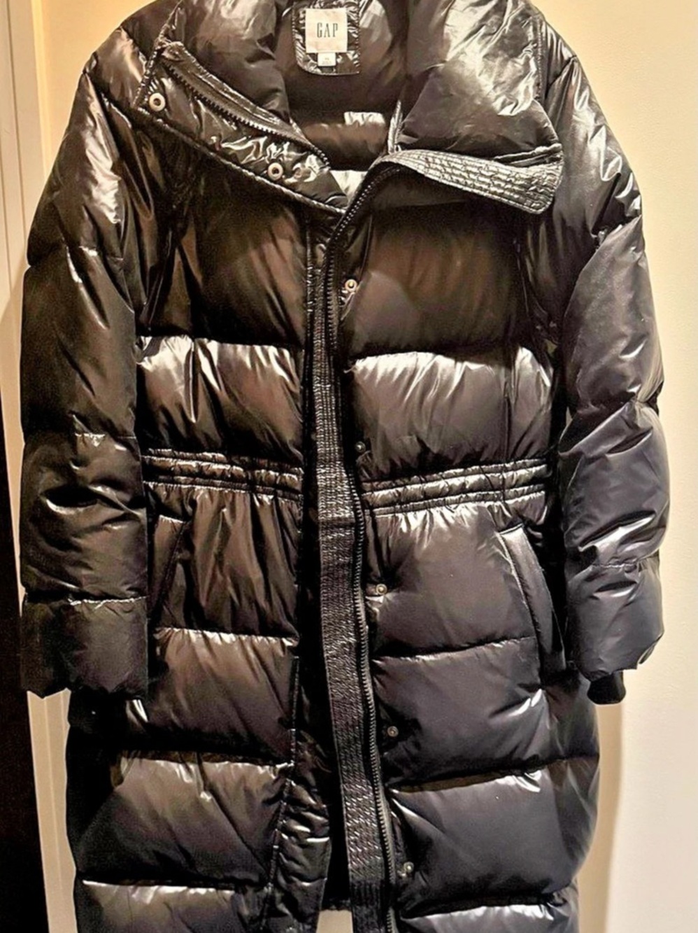Gap Long Feather Down Puffer Coat Size XS - Like New